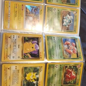 Binder of 124 pokemon cards